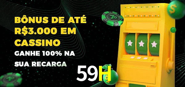 59H melhor bônus de depósito
