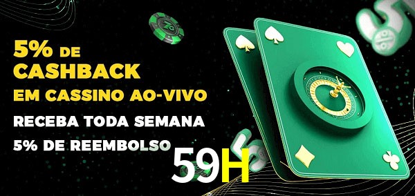 Promoções do cassino ao Vivo 59H